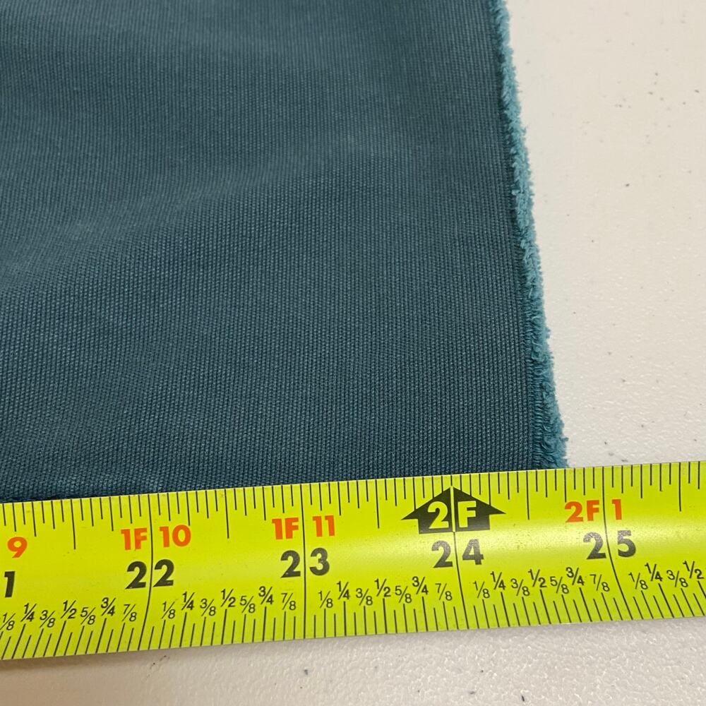 Anthropologie Pilcro Women's Teal Raw Hem Button Fly Ankle Utility Jeans Size 27 - Picture 9 of 11